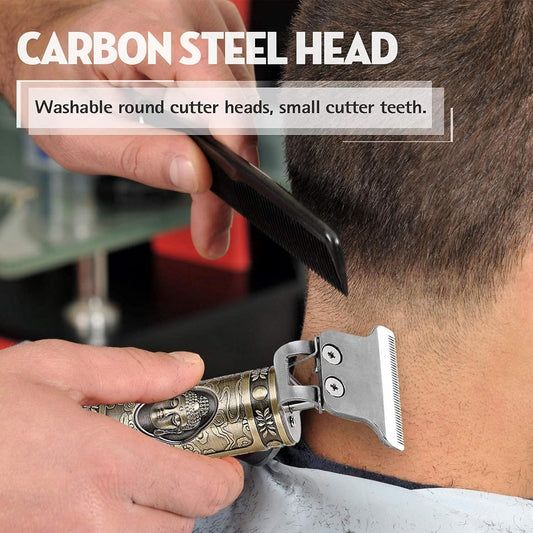 HTC Grooming Kit,All-In-One Professional Styling Trimmer,Body Grooming,Nose&Ear Hair Trimming Blade,Beard Comb,40 Length Settings,0.5Mm Precision